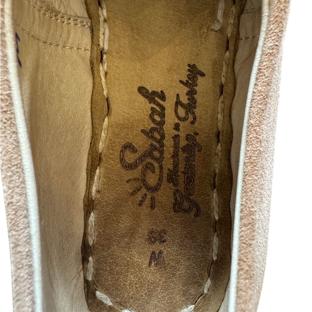 Women’s Sabah Handmade in Turkey Suede Loafers Slip-On Shoes W 39 7.5-8 - Picture 8 of 11